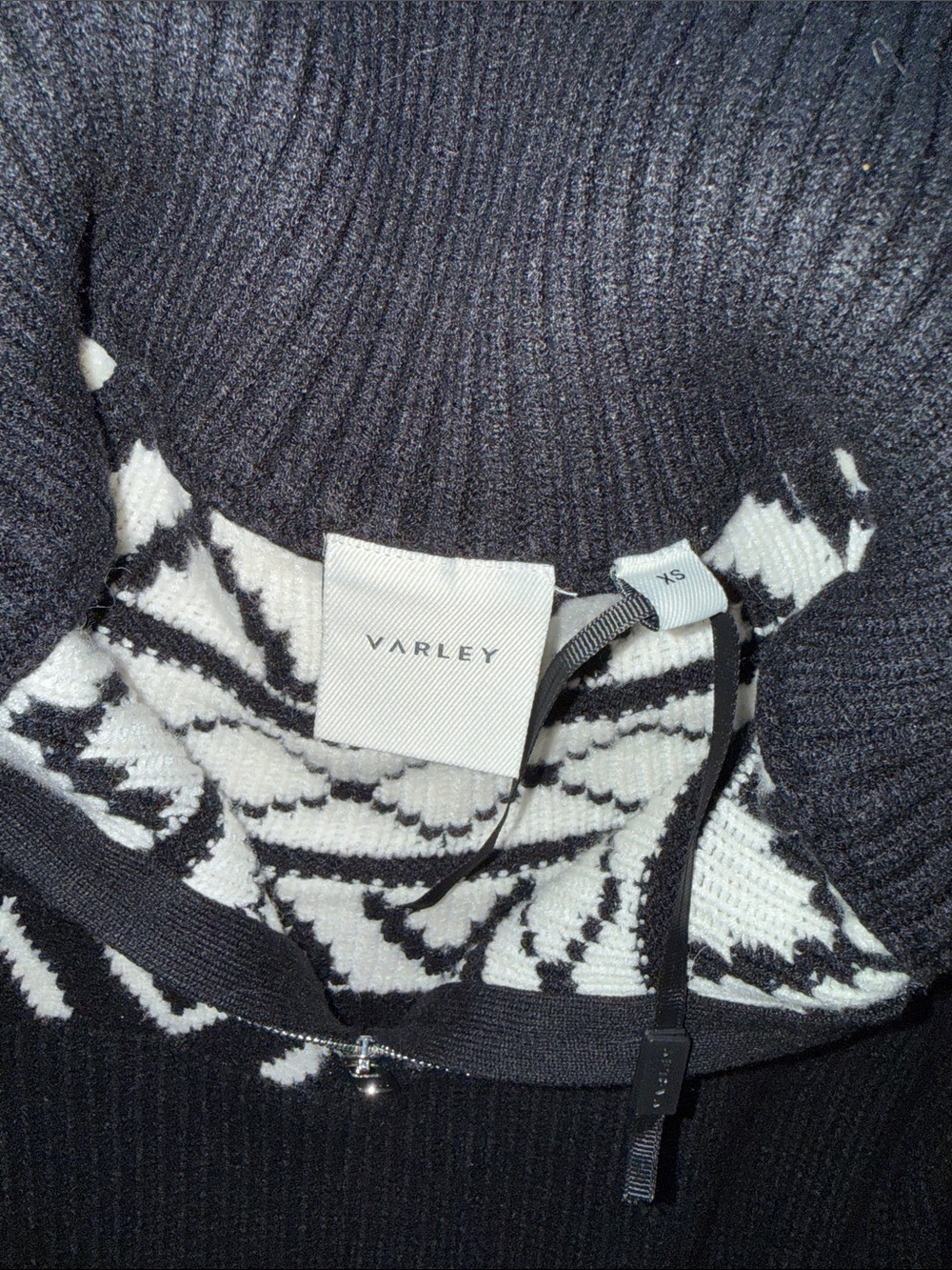 Varley Sigrid Fair Isle Half Zip Sweater - Picture 5 of 6